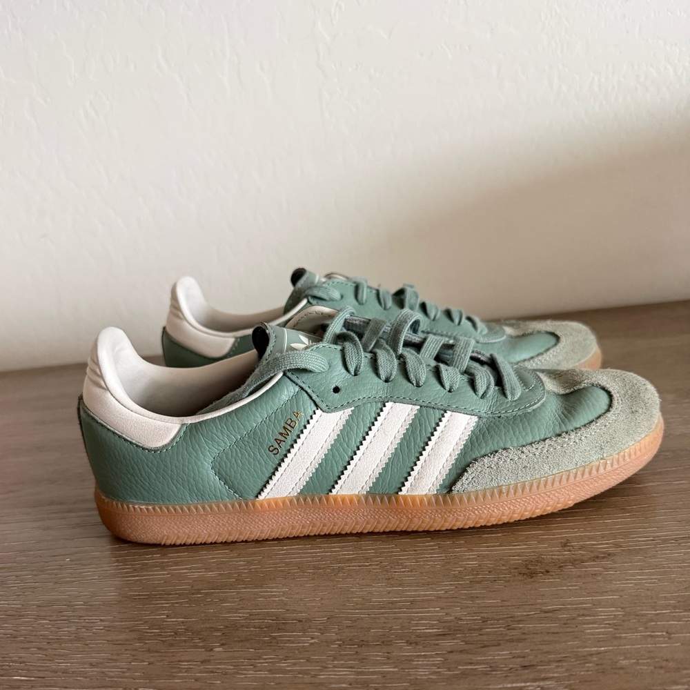Adidas Samba OG Green/White Sneakers